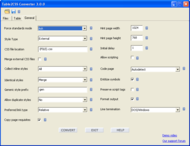 Table2CSS Converter screenshot